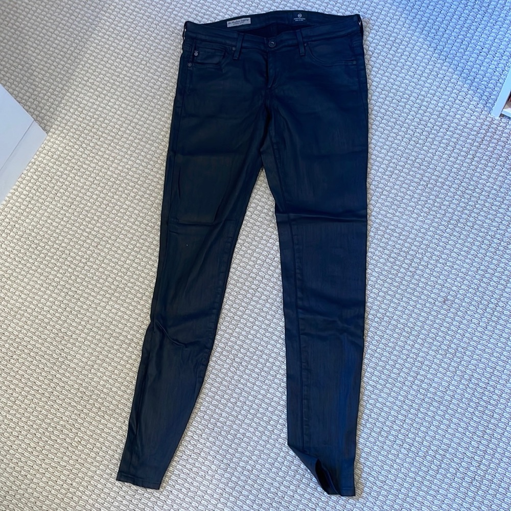 Women’s AG coated denim